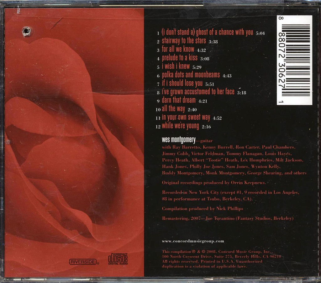 Wes Montgomery - Plays For Lovers (marked/ltd stock) Music CD
