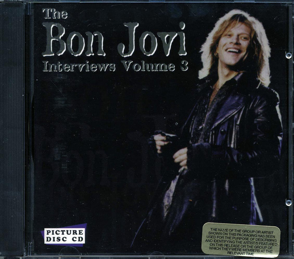 Bon Jovi - The Bon Jovi Interviews Volume 3 Music CD