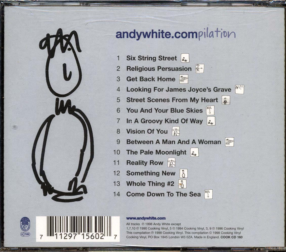 Andy White - Compilation Music CD