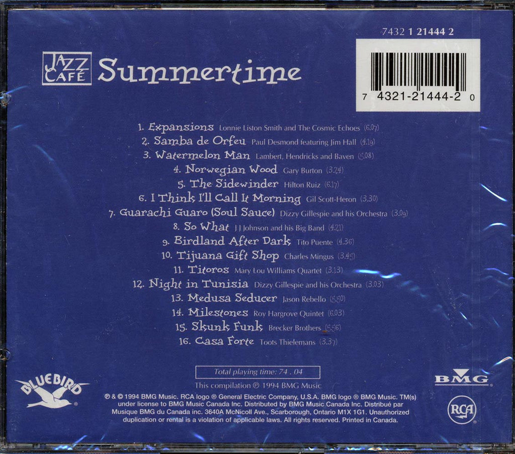 Gary Burton, Hilton Ruiz, Gil Scott-Heron, Etc. - Summertime Music CD