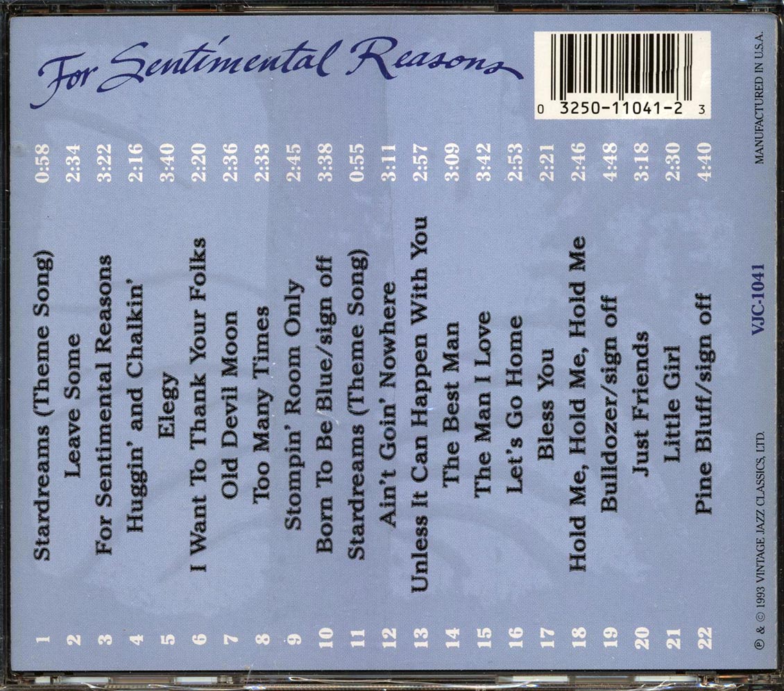 Charlie Spivak & His Orchestra - Live At The Hollywood Palladium: For Sentimental Reasons (22 tracks) Music CD