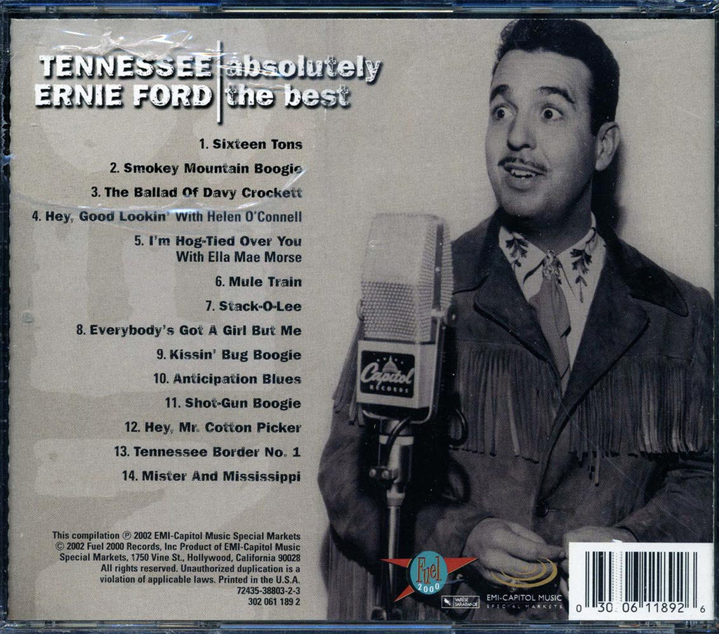 Tennessee Ernie Ford - Absolutely The Best (marked/ltd stock) Music CD