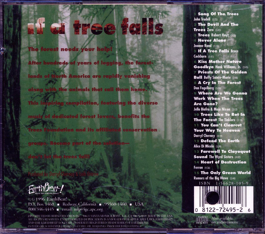 John Trudell, Robert Hoyt, Joanne Rand, Etc. - If A Tree Falls (marked/ltd stock) Music CD