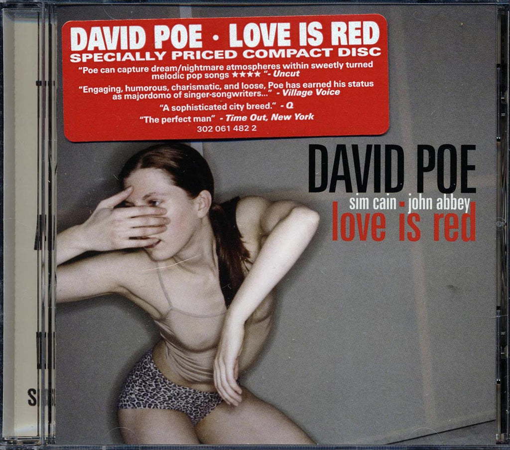 David Poe - Love Is Red (marked/ltd stock) Music CD