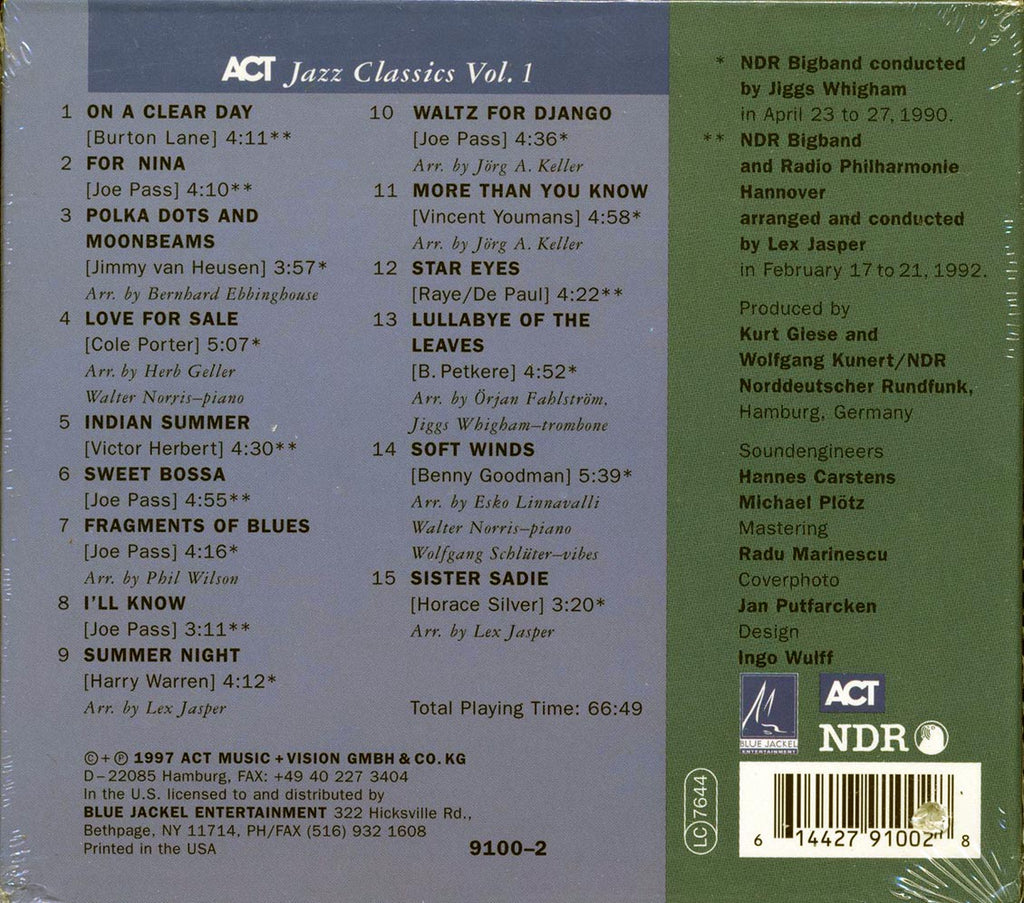 Joe Pass - In Hamburg (marked/ltd stock) (deluxe 3-fold digipak) Music CD