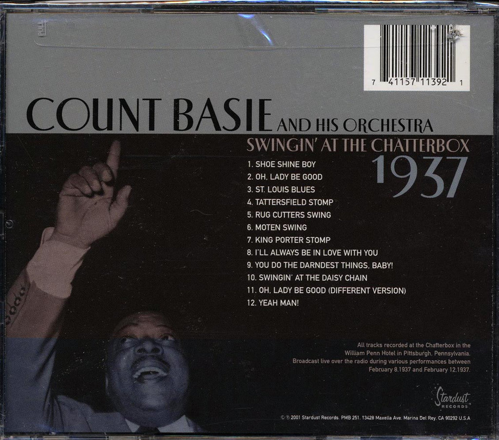 Count Basie & His Orchestra - Swingin' At The Chatterbox 1937 (gold CD) (marked/ltd stock) (remastered) (24-bit mastering) Music CD