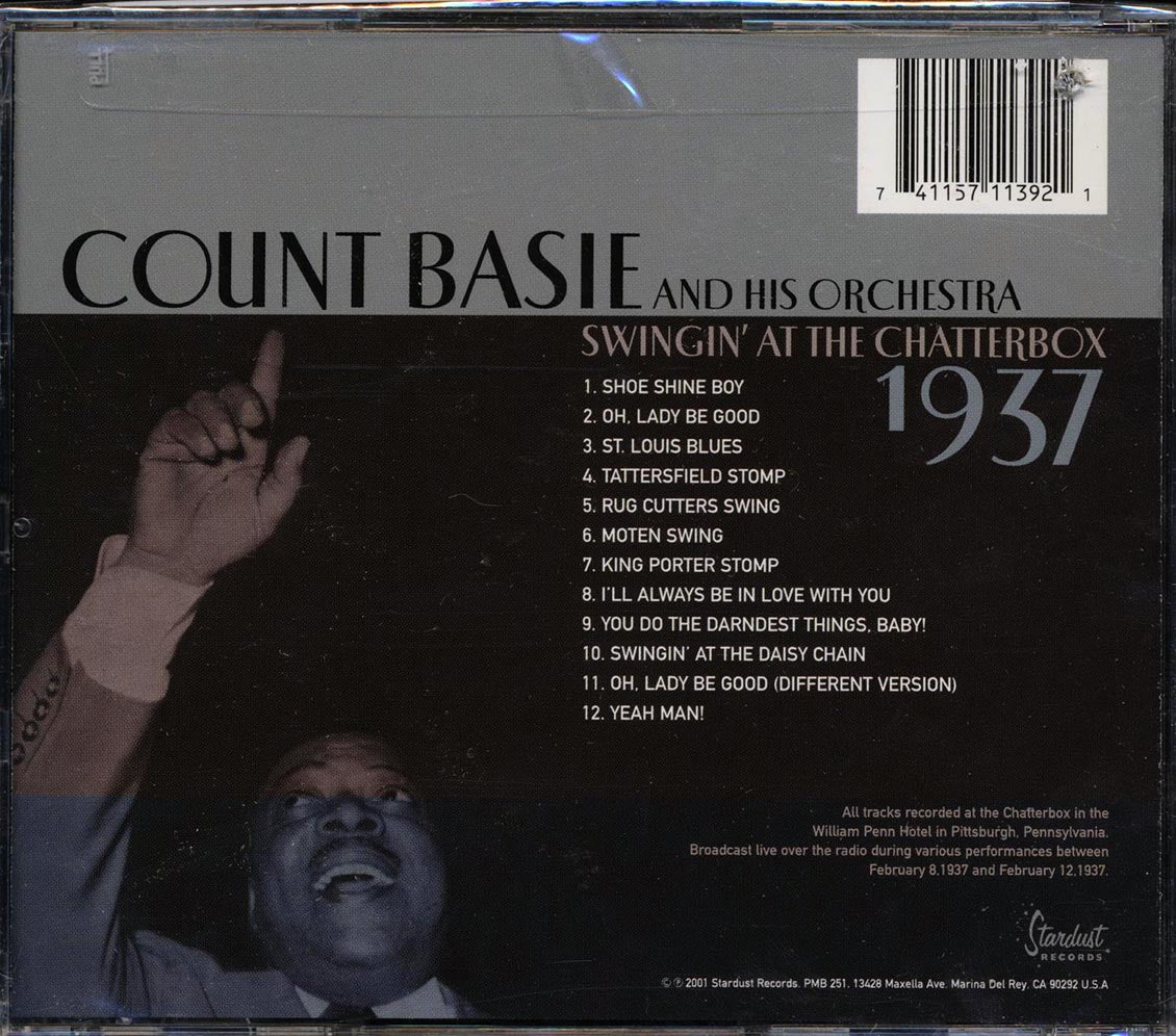 Count Basie & His Orchestra - Swingin' At The Chatterbox 1937 (gold CD) (marked/ltd stock) (remastered) (24-bit mastering) Music CD