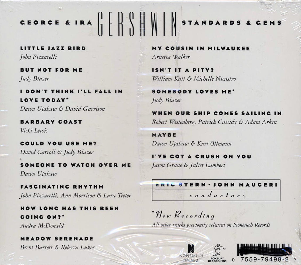 George Gershwin, Ira Gershwin - Standards & Gems (marked/ltd stock) Music CD