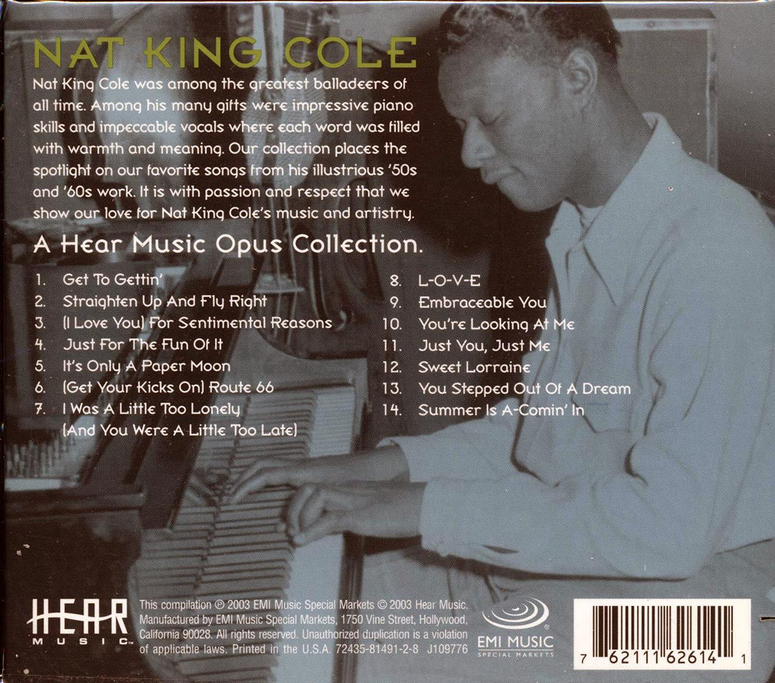 Nat King Cole - Stepping Out Of A Dream (marked/ltd stock) (deluxe 3-fold digipak) Music CD