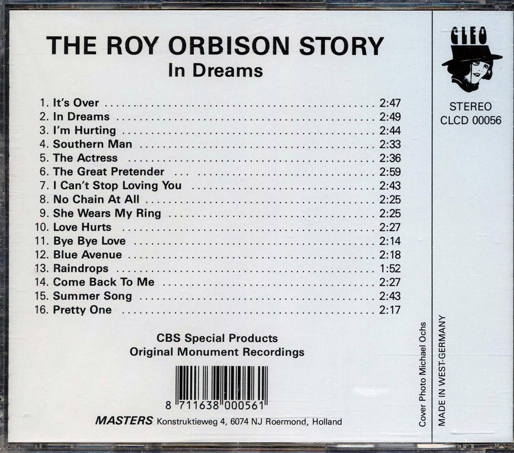 Roy Orbison - The Roy Orbison Story: In Dreams Music CD