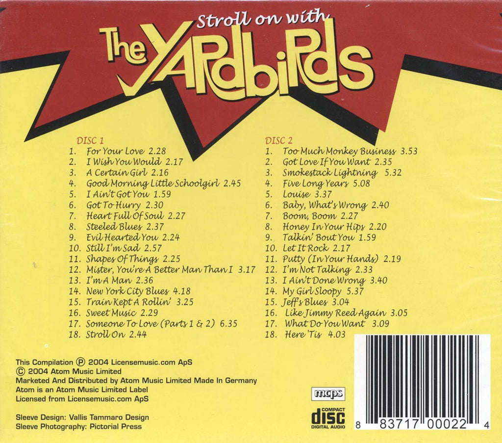 The Yardbirds - Stroll On With The Yardbirds (36 tracks) (2xCD) Music CD