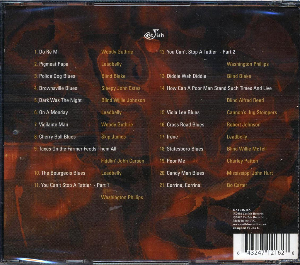 Woody Guthrie, Leadbelly, Blind Blake, Etc. - The Roots Of Ry Cooder: 21 Original Classic Blues And Roots Songs Which Inspired Ry Cooder (21 tracks) Music CD