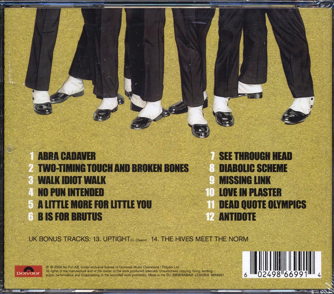 The Hives - Tyrannosaurus Hives Music CD