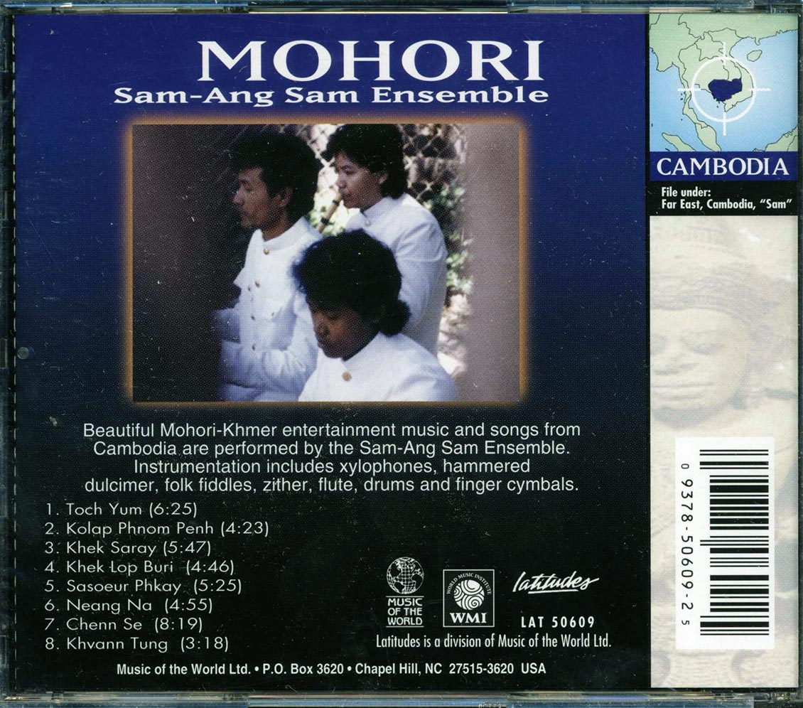 Sam-Ang Sam Ensemble - Mohori: Khmer Music From Cambodia Music CD