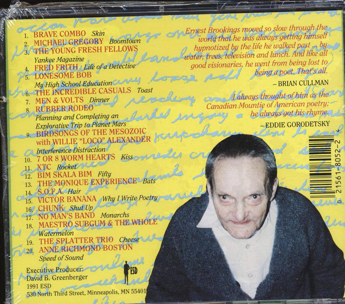 XTC, Bim Skala Bim, Fred Frith, Etc. - Place Of General Happiness: Lyrics By Ernest Noyes Brookings Volume 2 Music CD