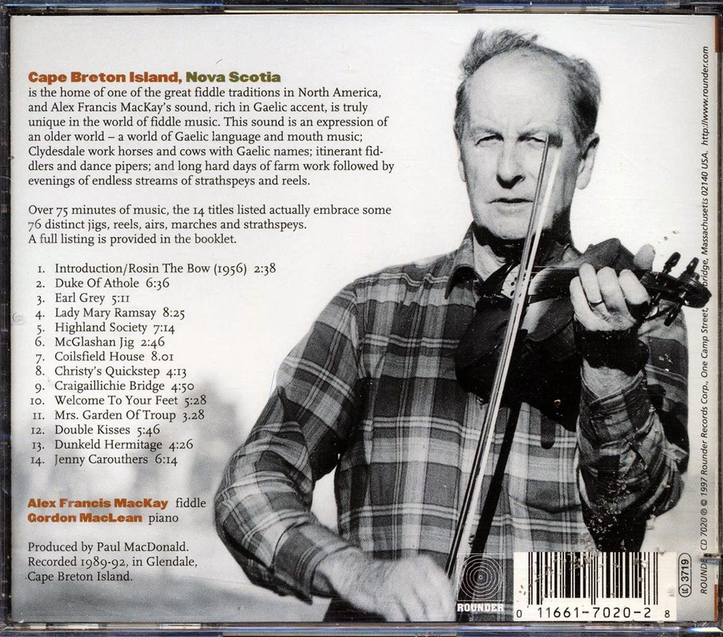 Alex Francis MacKay - A Lifelong Home (marked/ltd stock) Music CD