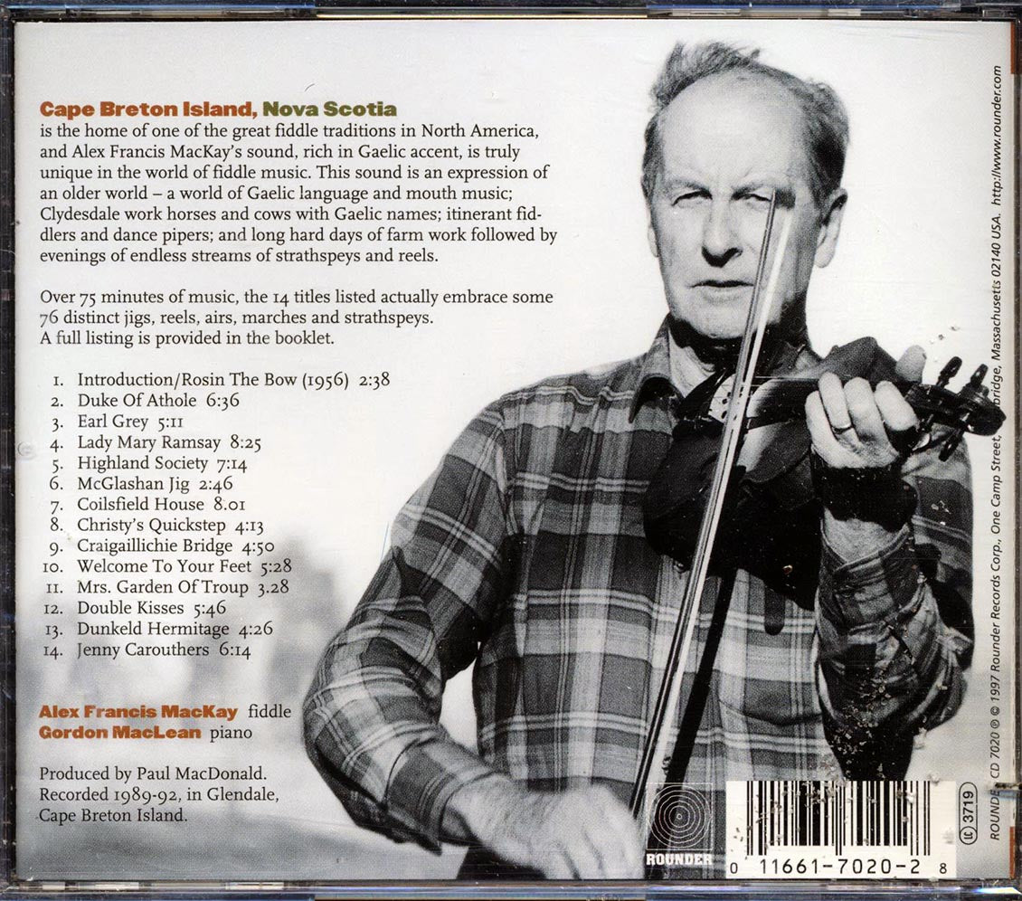 Alex Francis MacKay - A Lifelong Home (marked/ltd stock) Music CD