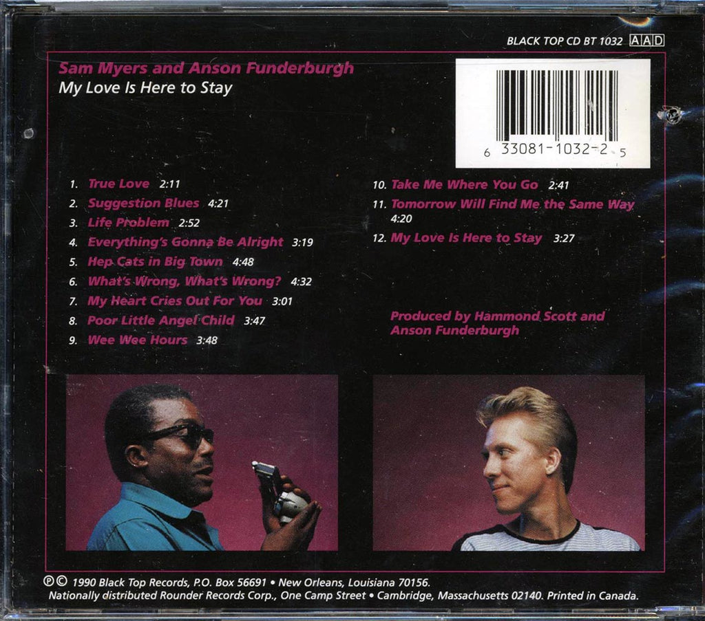 Sam Myers, Anson Funderburgh - My Love Is Here To Stay (marked/ltd stock) Music CD