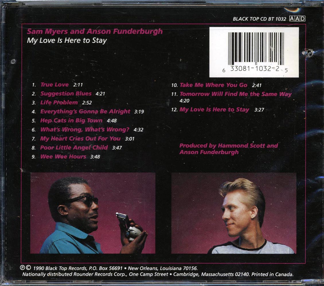 Sam Myers, Anson Funderburgh - My Love Is Here To Stay (marked/ltd stock) Music CD