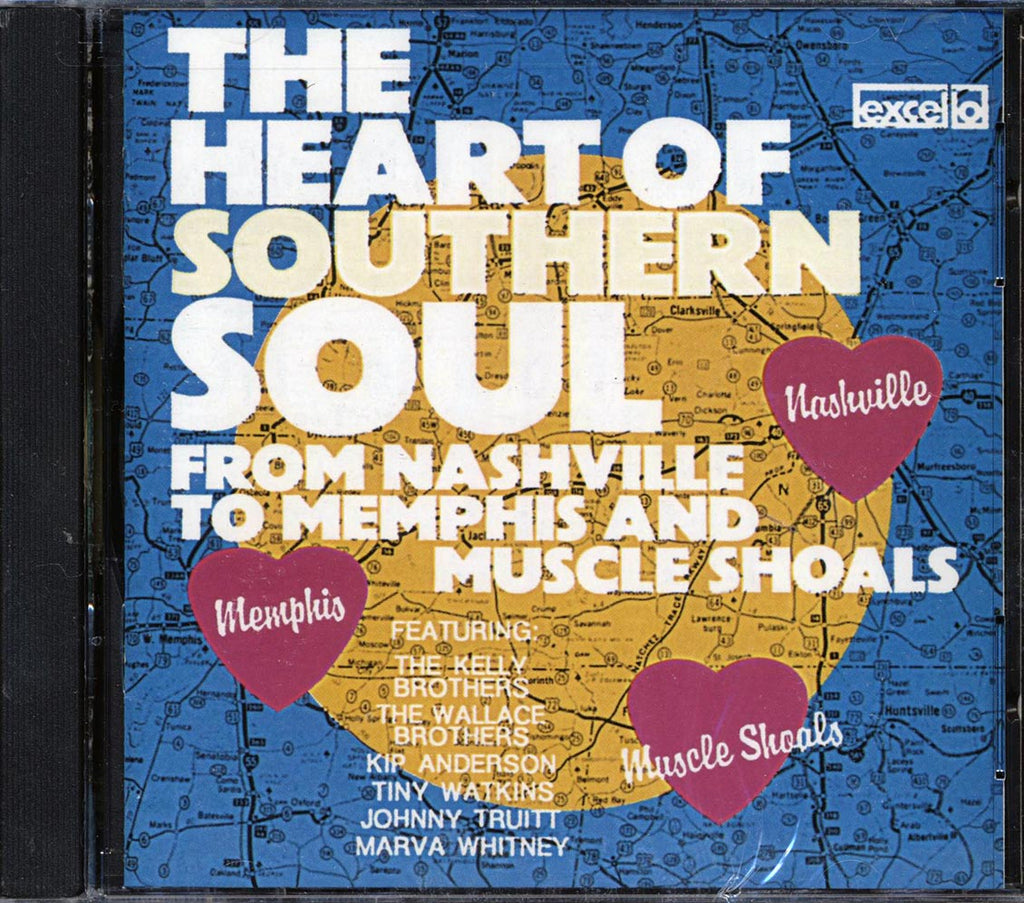 Kelly Brothers, Rochell Anderson, Kip Anderson, Etc. - The Heart Of Southern Soul: From Nashville To Memphis And Muscle Shoals (marked/ltd stock) Music CD