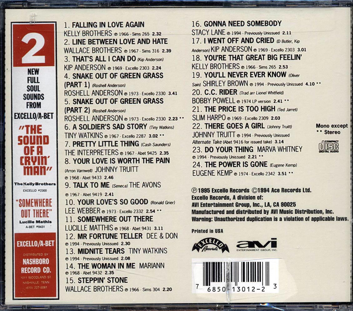 Kelly Brothers, Rochell Anderson, Kip Anderson, Etc. - The Heart Of Southern Soul: From Nashville To Memphis And Muscle Shoals (marked/ltd stock) Music CD