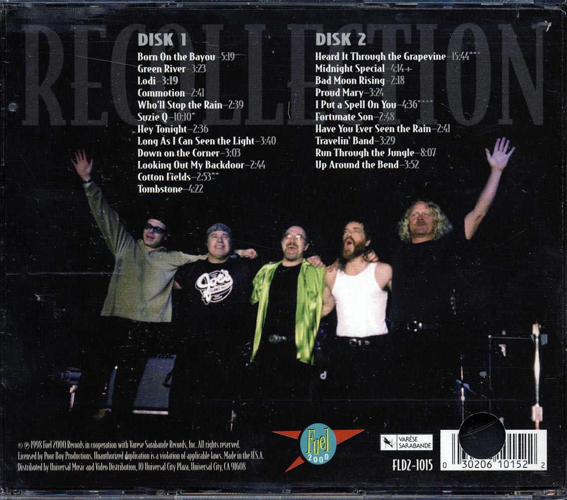 Creedence Clearwater Revival - Creedence Clearwater Revisited: Recollection (22 tracks) (2xCD) (marked/ltd stock) Music CD