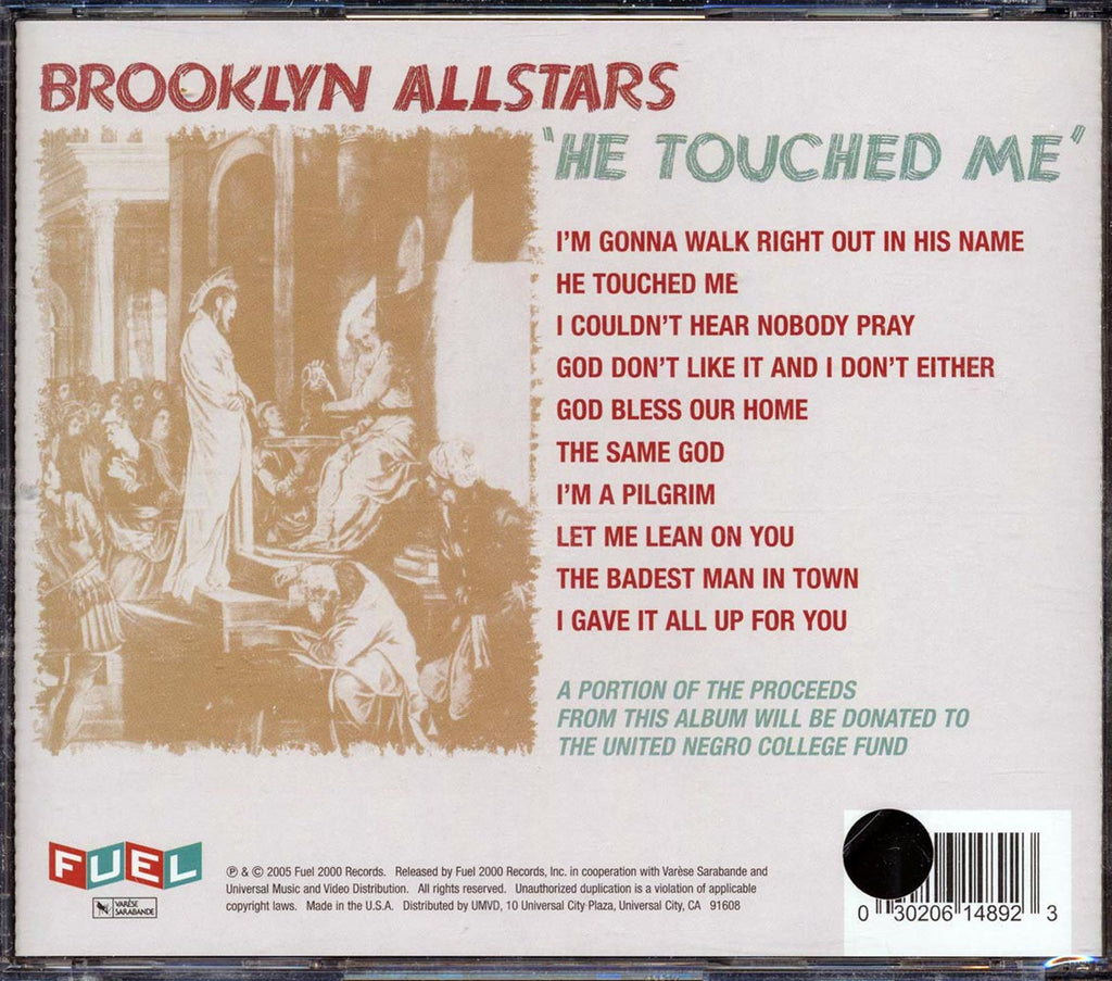 Brooklyn Allstars - He Touched Me (marked/ltd stock) Music CD