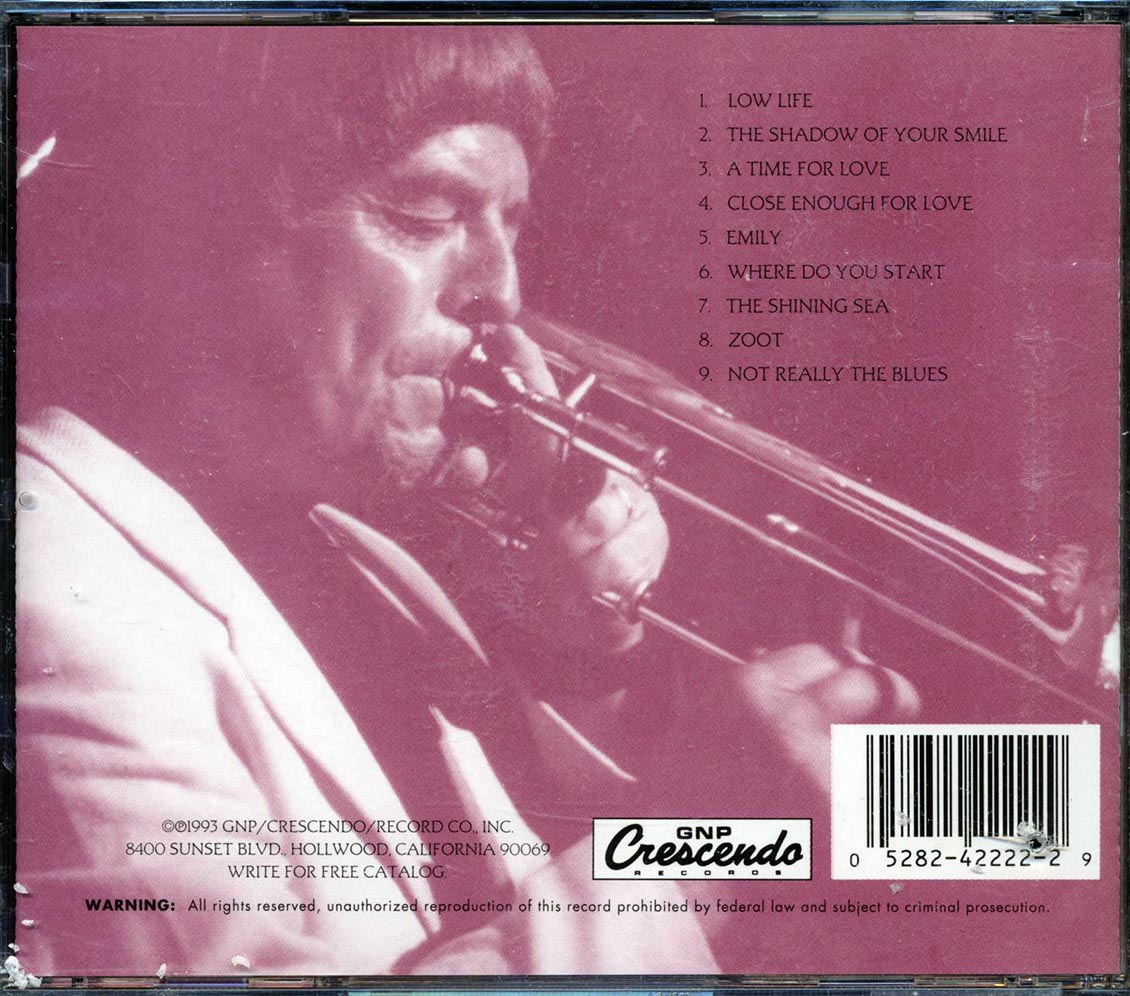 Bill Watrous - A Time For Love: Bill Watrous Plays The Musc Of Johnny Mandel (marked/ltd stock) Music CD