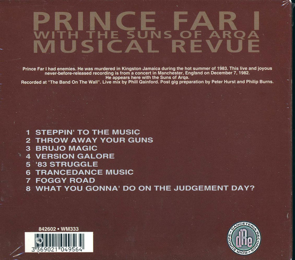 Prince Far I - Musical Revue (marked/ltd stock) Music CD