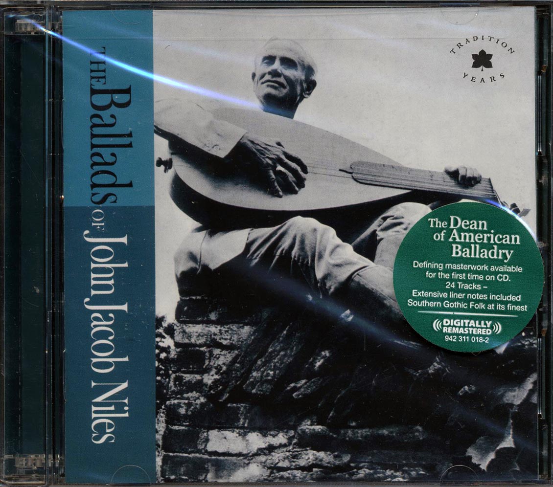 John Jacob Niles - The Ballads Of John Jacob Niles (24 tracks) (2xCD) (incl. large booklet) (remastered) Music CD
