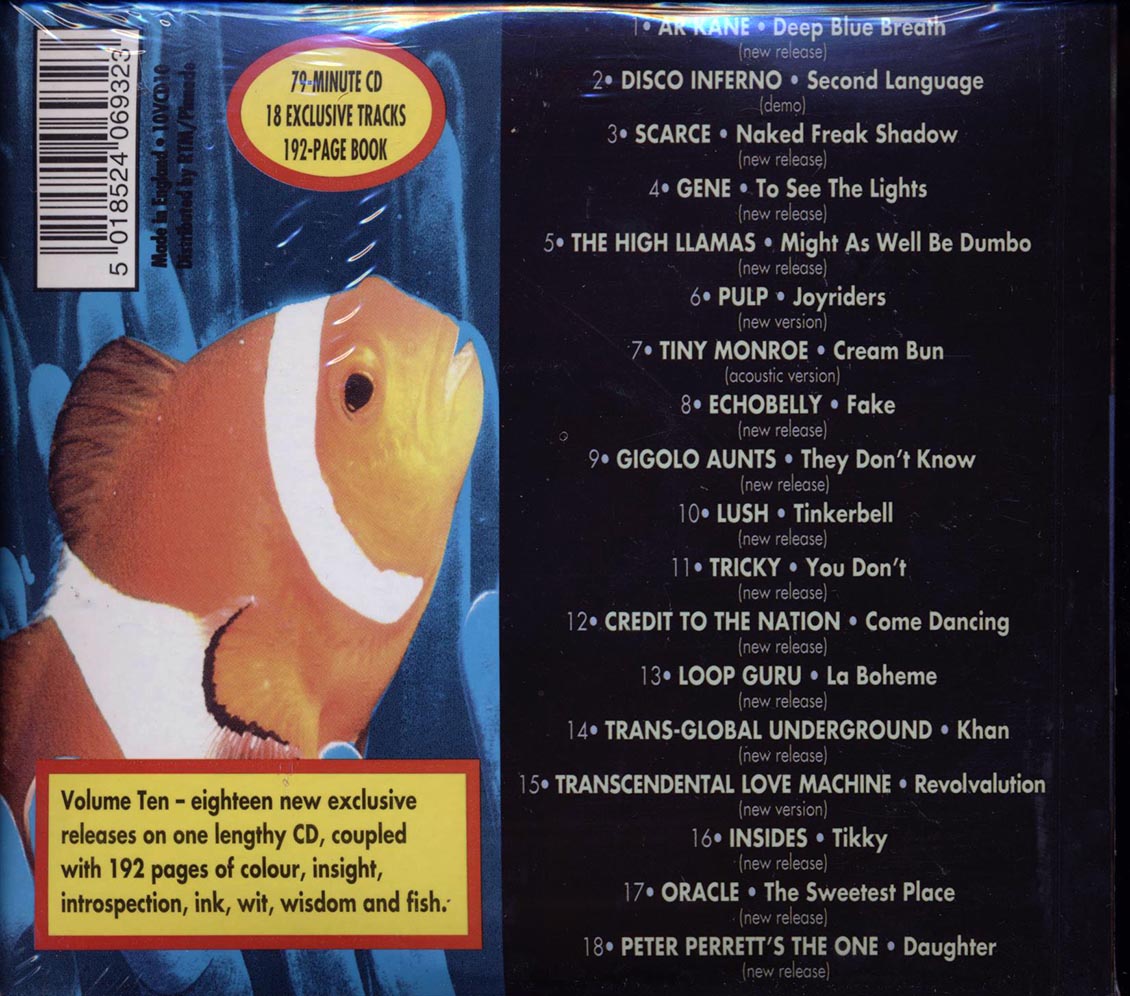 Disco Inferno, Scarce, Gene, Pulp, Etc. - Volume 10 (incl. large booklet) Music CD