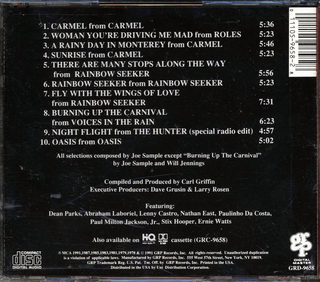 Joe Sample - Collection Music CD
