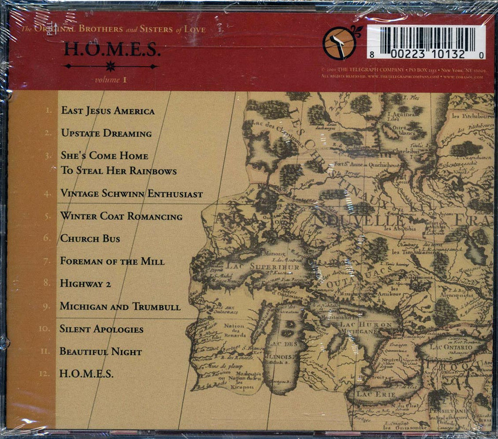 The Original Brothers And Sisters Of Love - H.O.M.E.S. Volume 1 Music CD