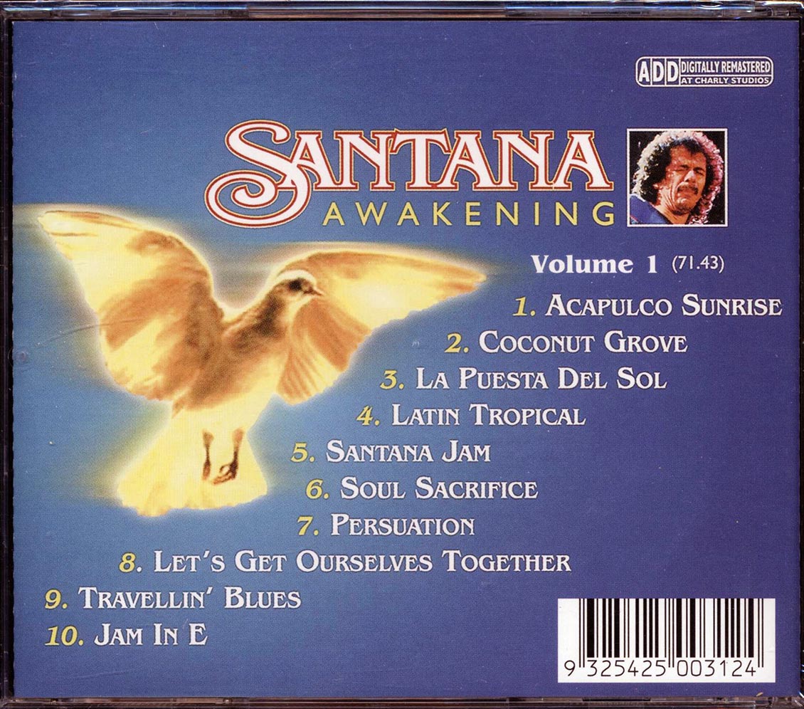 Santana  - Awakening Volume 1 Music CD