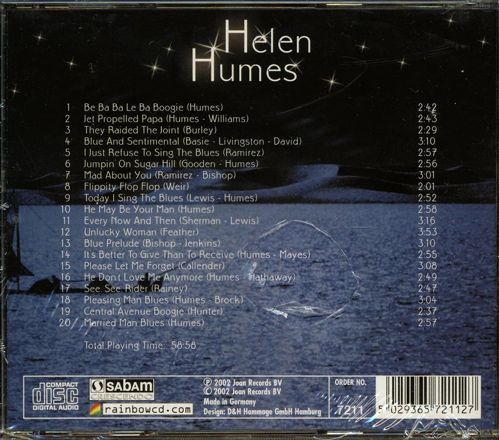Helen Humes - Helen Humes (20 tracks) Music CD
