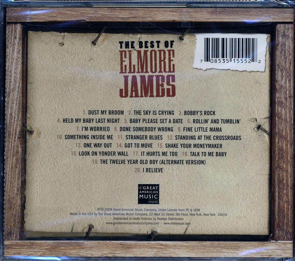 Elmore James - The Best Of Elmore James (20 tracks) Music CD