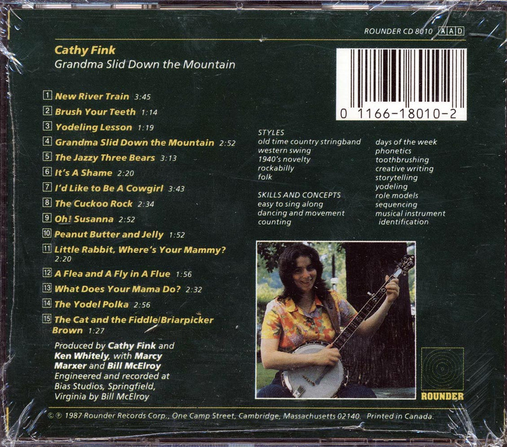 Cathy Fink & Friends - Grandma Slid Down The Mountain Music CD