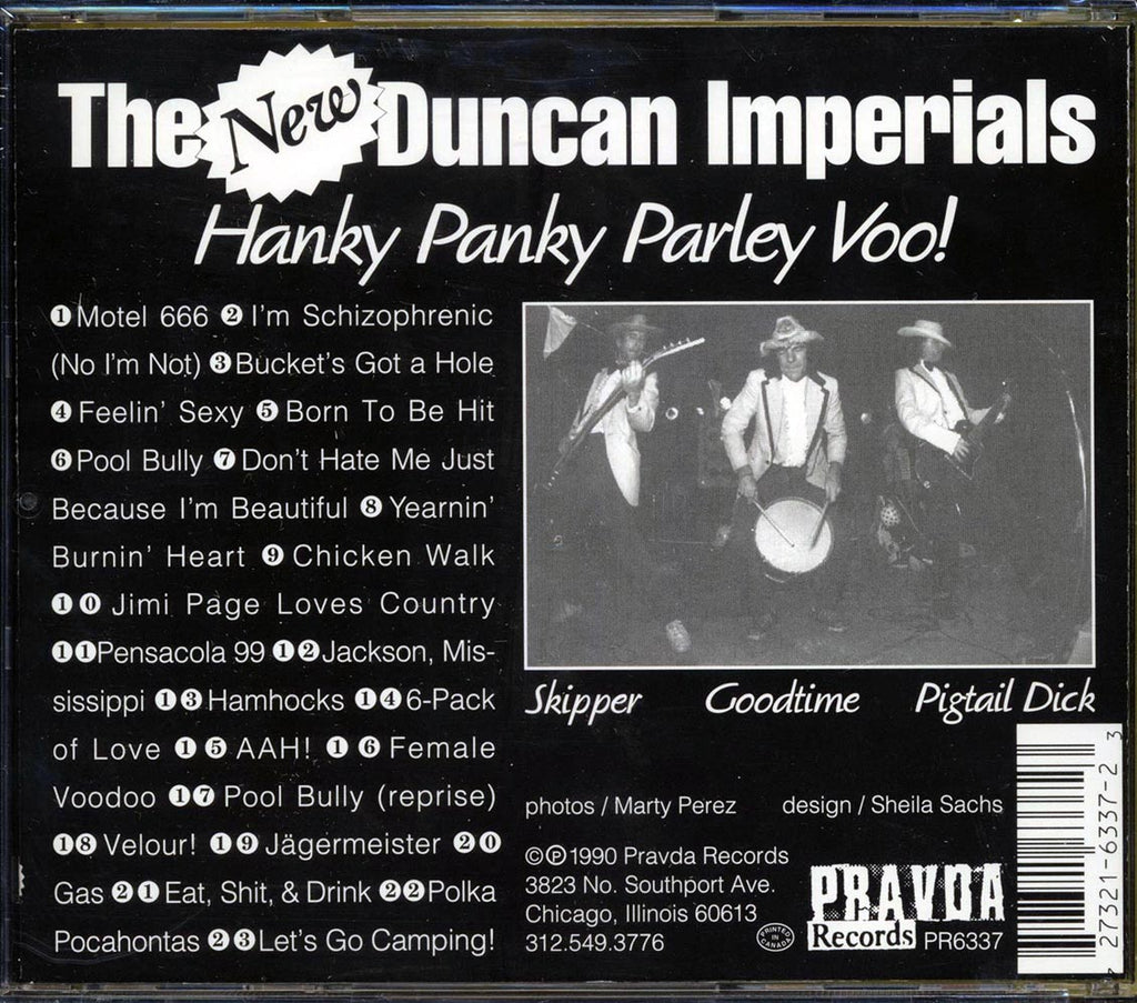The New Duncan Imperials - Hanky Panky Parley Voo: 23 Smash Hits Music CD