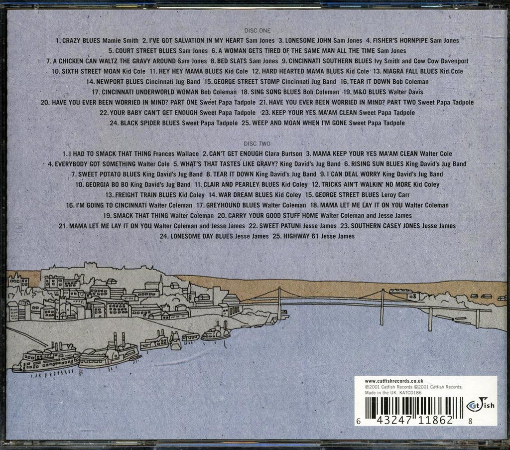 Sam Jones, Kid Cole, Sweet Papa Tadpole, Kid Coley, Etc. - Cincinnati Blues (50 tracks) (2xCD) Music CD