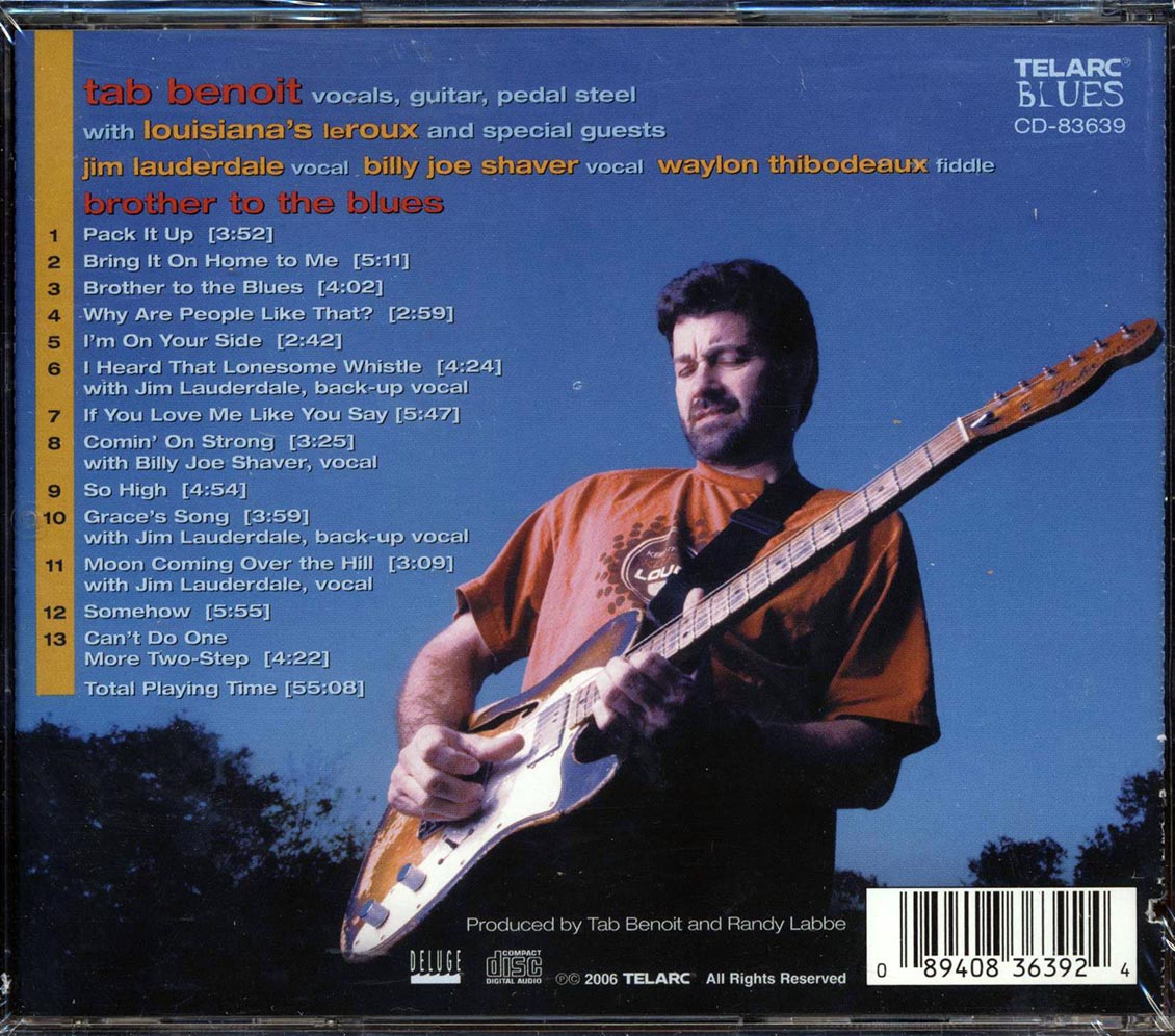 Tab Benoit, Louisiana's Leroux - Brother To The Blues (marked/ltd stock) Music CD