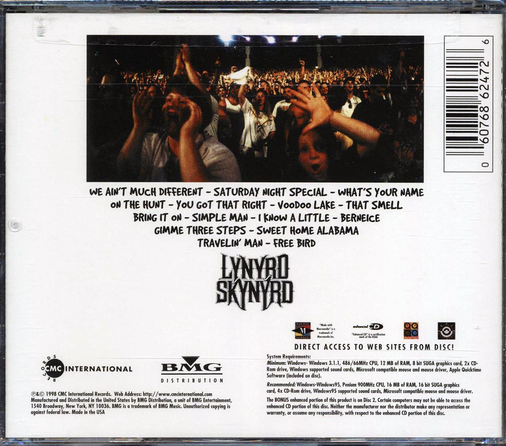 Lynyrd Skynyrd - Lyve From Steel Town Music CD