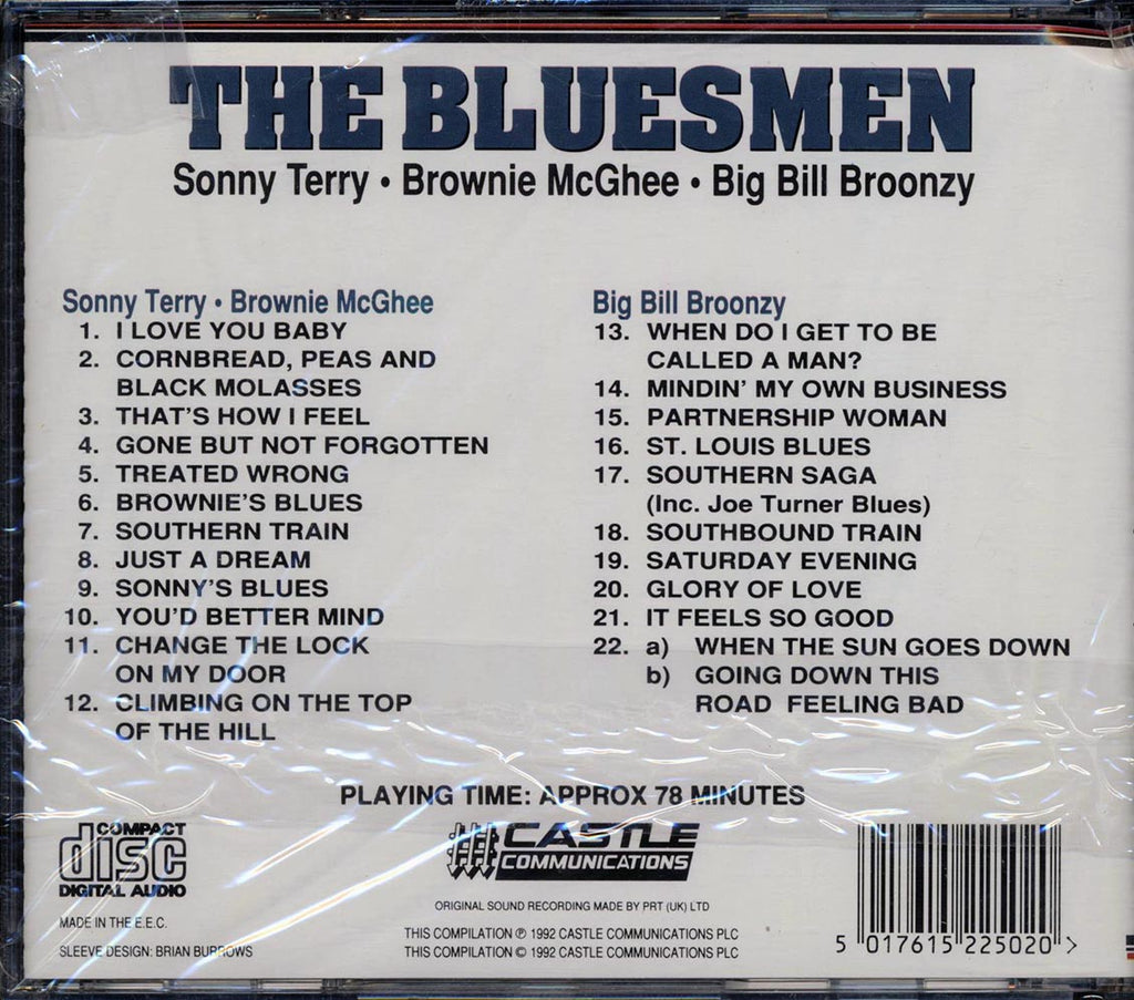 Sonny Terry, Brownie McGhee, Big Bill Broonzy - The Bluesmen Music CD