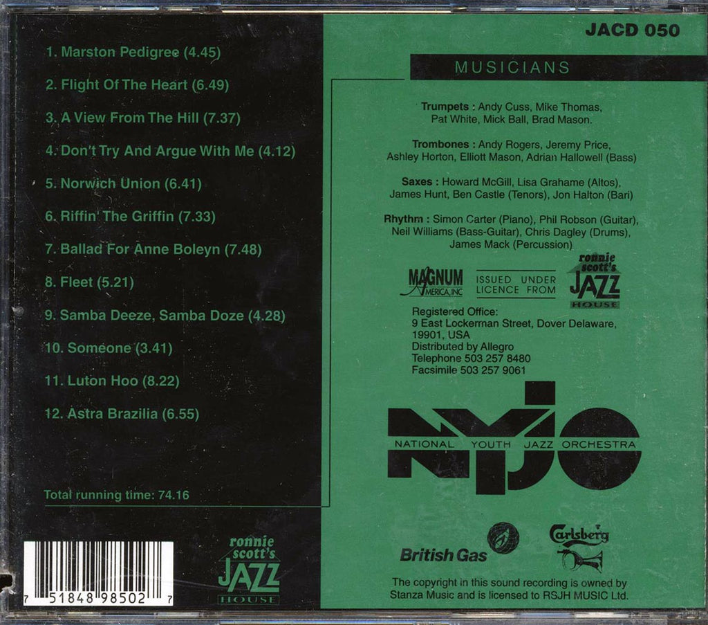 National Youth Jazz Orchestra - A View From The Hill (marked/ltd stock) Music CD