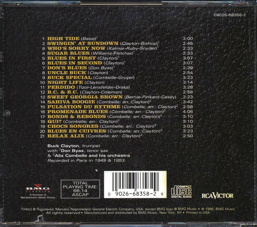 Buck Clayton - Buck Clayton In Paris (marked/ltd stock) Music CD