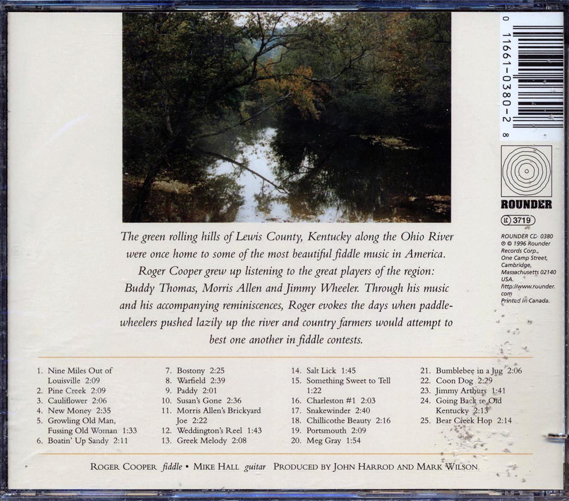 Roger Cooper - Going Back To Old Kentucky (marked/ltd stock) Music CD