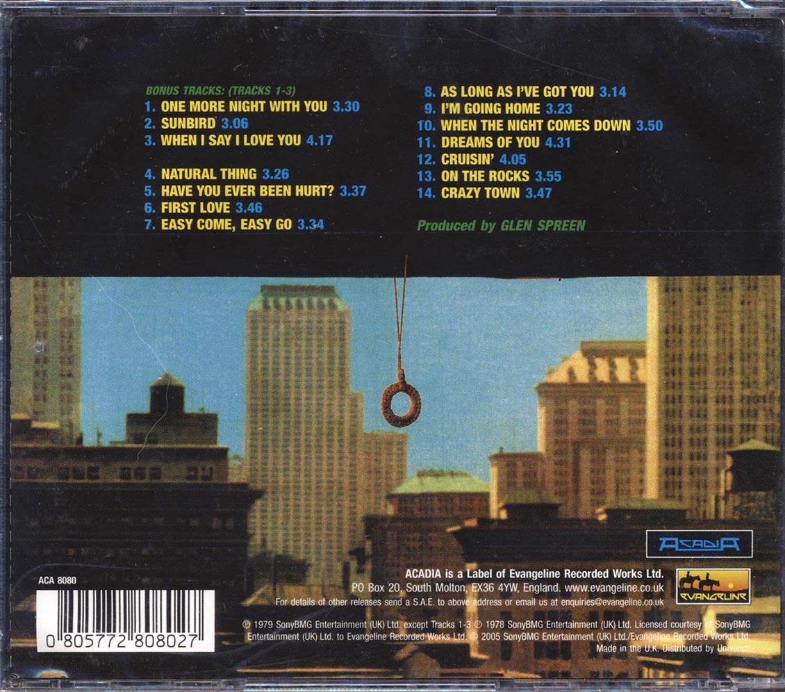 The Sutherland Brothers - When The Night Comes Down Music CD