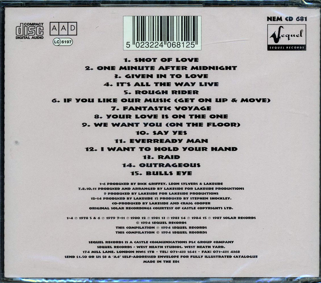 Lakeside - The Best Of Lakeside Music CD