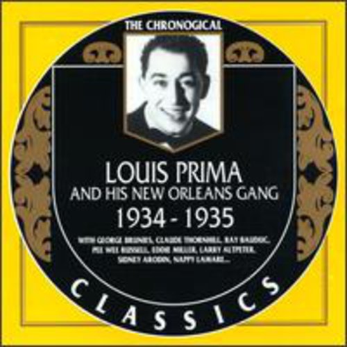 Prima,louis & His New Orleans Gang - 1934-35 - Music CD