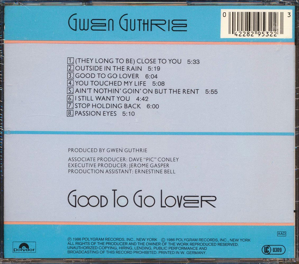 Gwen Guthrie - Good To Go Lover (marked/ltd stock) Music CD