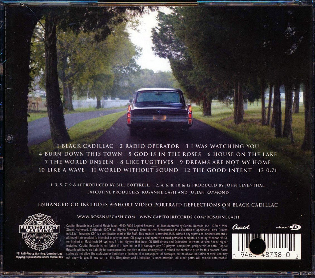 Rosanne Cash - Black Cadillac Music CD